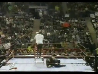 (wwewm) wwf raw is war 30 11 1998 - mankind vs. the big bossman (wwf hardcore title ladder match)